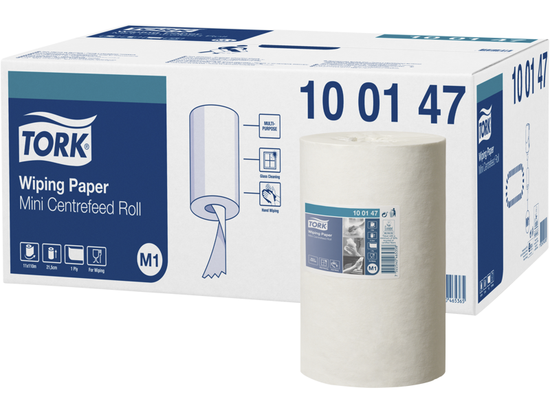 Tork aftørringspapir standard mini M1, 11 rl
