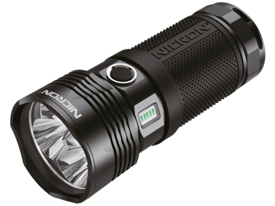 Nicron X-treme håndlygte 12.000 lumen IP67 genopl.