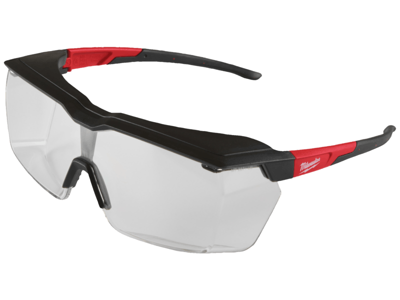 Milwaukee Sikkerhedsbrille/overbrille, klar polycarbonat