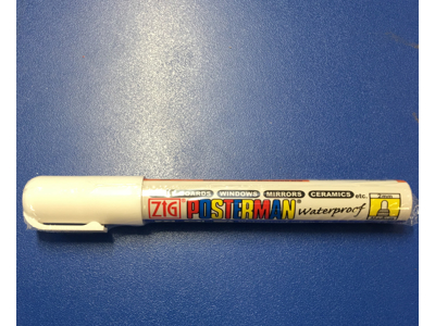 POSTERMAN PMA-30 WHITE KS. 12 STK.