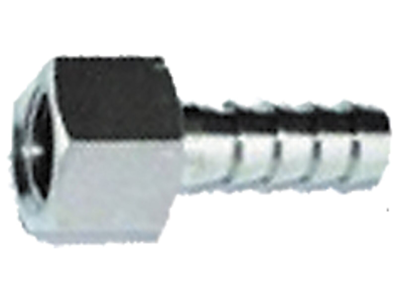 Slange studs 6 mm 1/4"indv.gev.