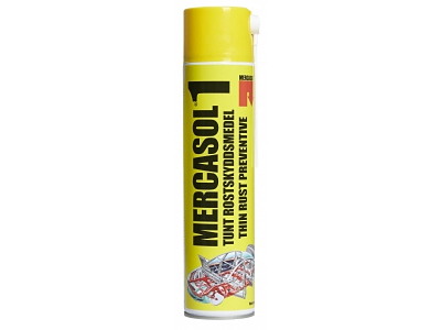 Mercasol nr. 1 spray 600 ml rustbeskyttelse