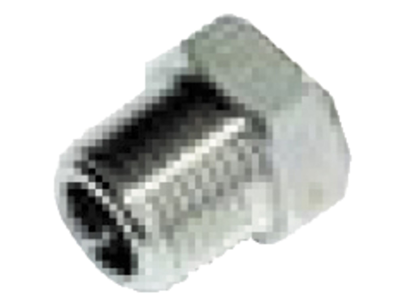 Spidsmuffe 1/4"udv.×3/8"indv.gev.