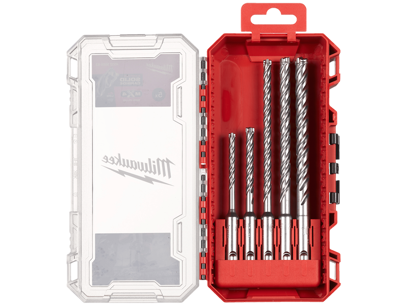 Hammerborsæt SDS+ MX4 5/6/6/8/10mm, 5 stk