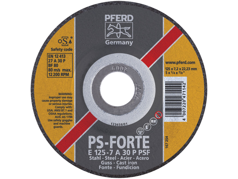 Pferd Skrubskive prof. E178-7A-30P