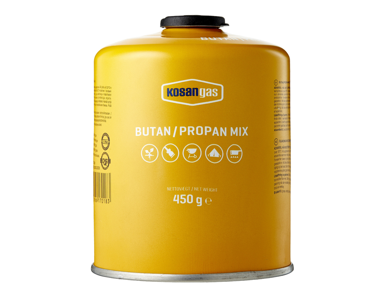 KOSAN GASDÅSE 450 G. BUTAN/PROPAN