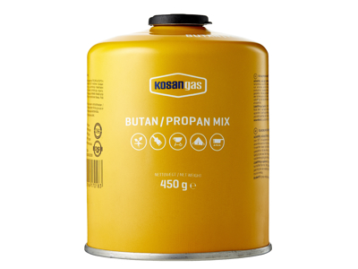 KOSAN GASDÅSE 450 G. BUTAN/PROPAN