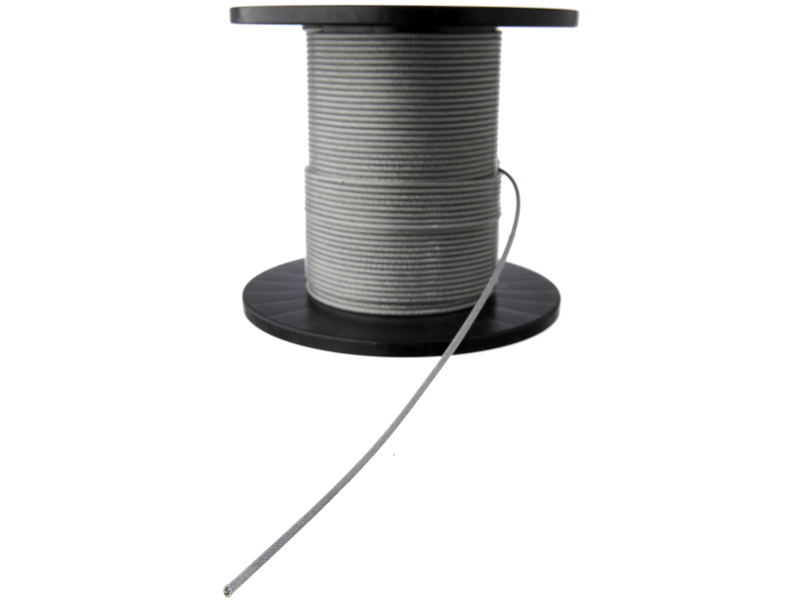 PVC-f. stålwire 6×7+1FC 3-4mm×110m