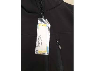 Ocean softshell jakke sort 60-76 L