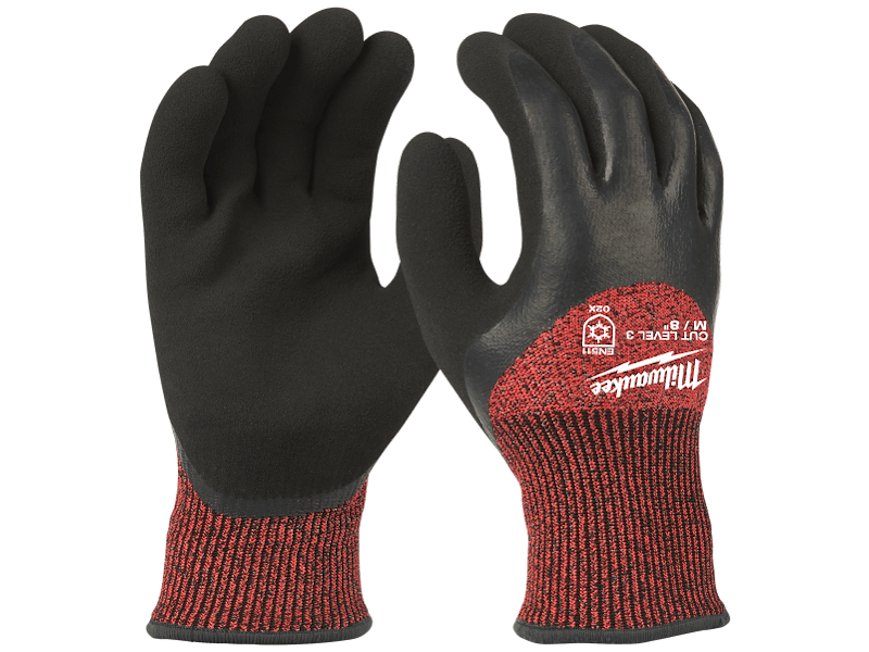 Milwaukee Arbejdshandsker vinter skæref. level 3 str 9/L