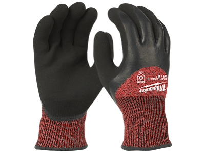 Milwaukee Arbejdshandsker vinter skæref. level 3 str 9/L