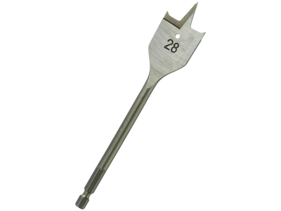 Milwaukee Fladbor 1/4" 6kt skaft 28×152mm
