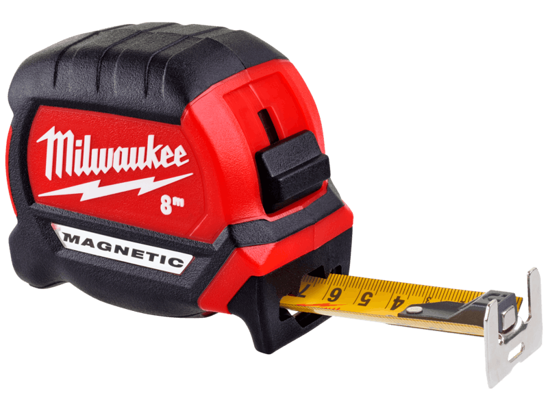 Milwaukee Båndmål magnetisk 27mm 8mtr