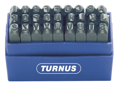 Turnus stålbogstaver 329 5mm