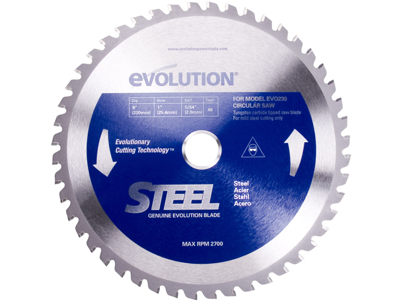Evolution 230 TCT stål klinge