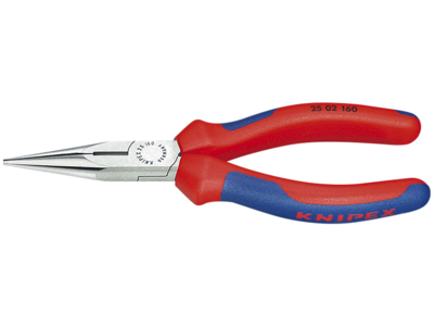 Knipex Fladrundtang m/skær 25 02 160 mm