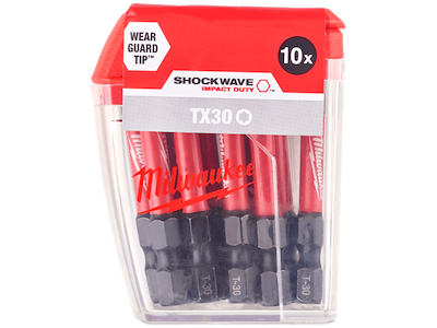 Milwaukee Slagbits Shockwave Impact Duty TX30×50mm 10stk