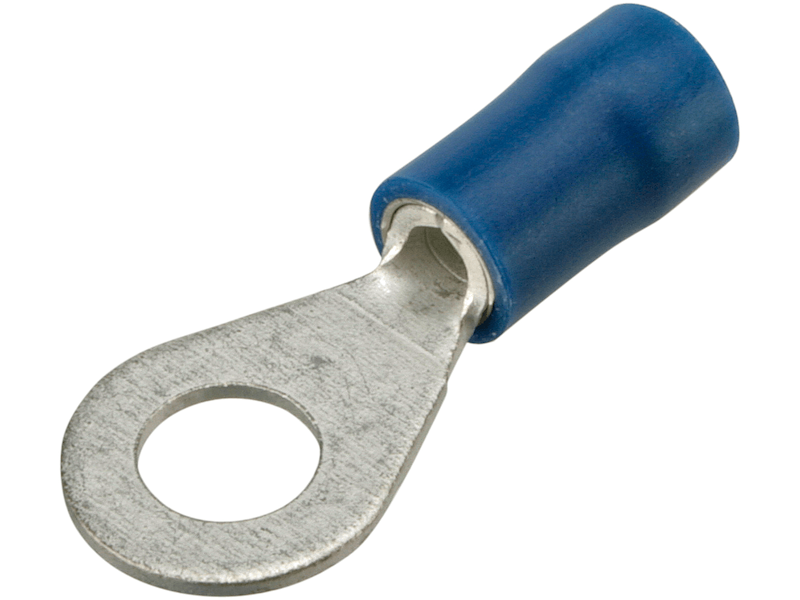 Kabelsko isoleret blå ring 5 mm