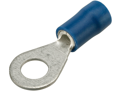 Kabelsko isoleret blå ring 5 mm