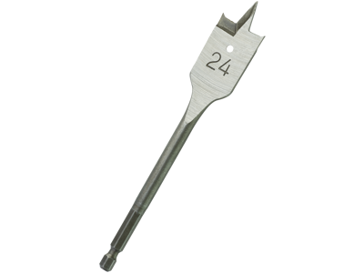 Milwaukee Fladbor 1/4" 6kt skaft 24×152mm
