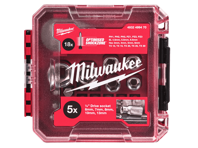 Milwaukee Skraldesæt Kompakt 25 dele