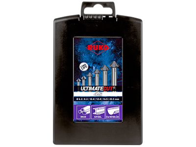 Ruko Forsænkersæt 90° 4skær HSS-RUnaTEC 6,3-20,5mm 6stk