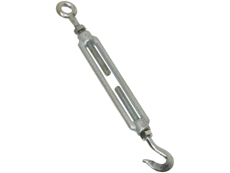 Bardunstrammer øje/krog galv. 5mm