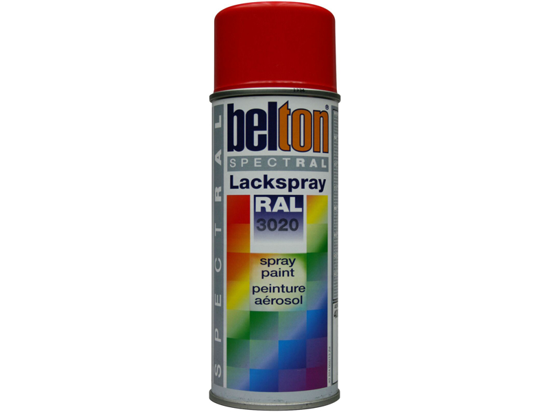 Belton spray 324 trafikrød RAL3020