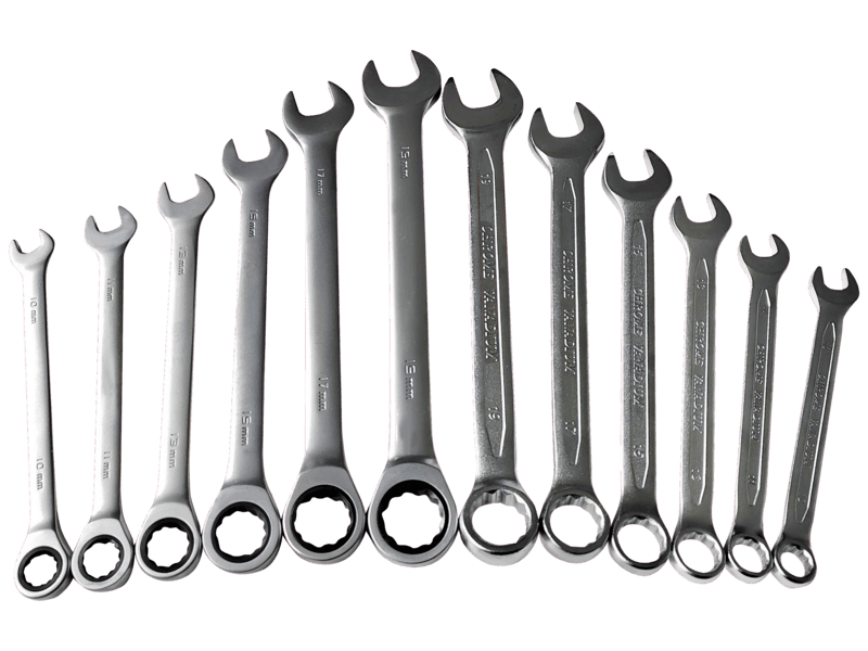 Bato Ringgaffel-/skraldenøgler kombisæt 13 dele