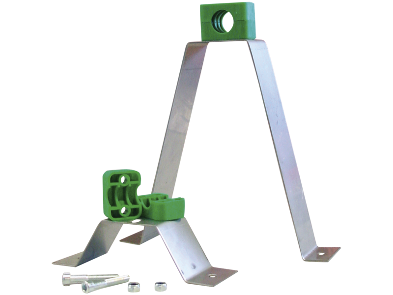 Rørholder rustfri 55 mm
