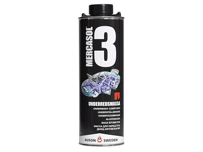 Mercasol nr. 3 rustbeskyttelse 1 liter sort