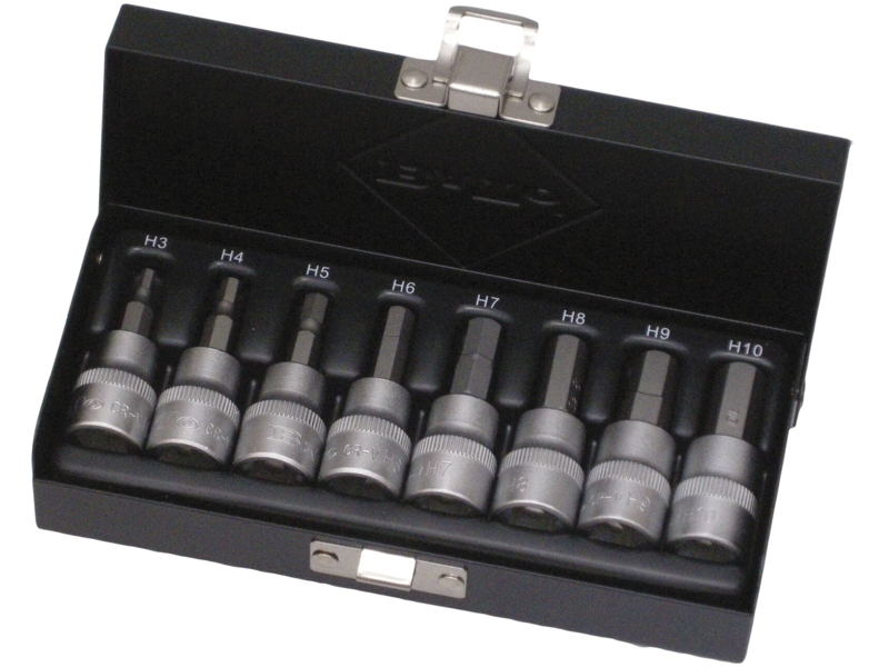 Bato Stifttopsæt 3/8"firk.Hex 3-10mm 8d.