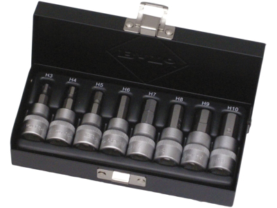 Bato Stifttopsæt 3/8"firk.Hex 3-10mm 8d.
