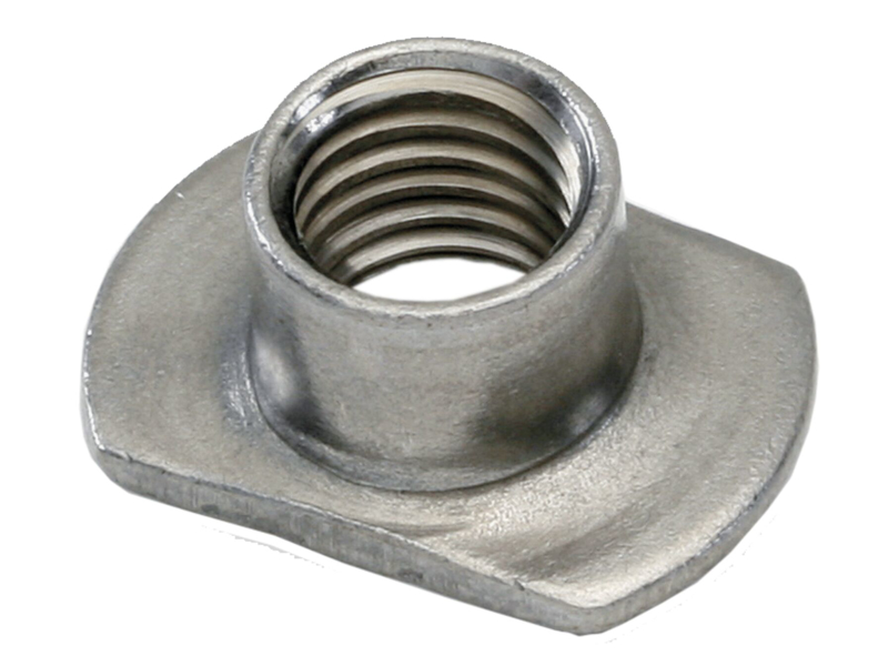 Svejsemøtrik med flange