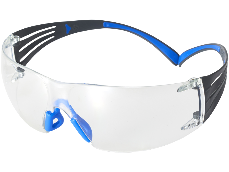 3M SecureFit 400 brille blå/grå anti-dug klar glas