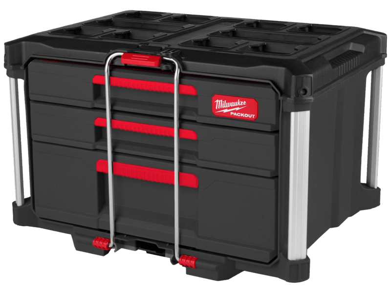 Milwaukee Skuffeboks m/2+1 skuffer 363×564×414mm, Packout