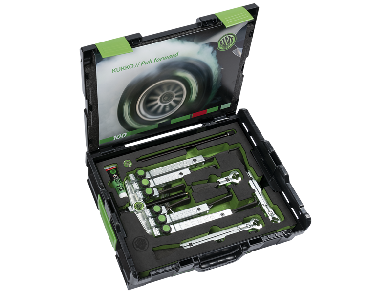 Aftrækkersæt K-2030-10+S-C 2/3-armet, smalle kroge