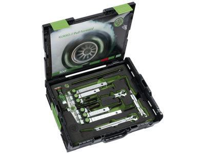 Aftrækkersæt K-2030-10+S-C 2/3-armet, smalle kroge