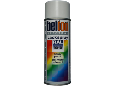 Belton spray 324 renhvid RAL9010