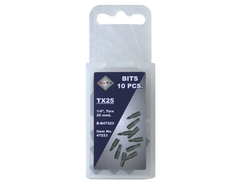 Bato Bits 1/4" TX10 L:25 mm pk/10