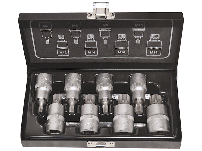 Bato Stifttopsæt 1/2"firk M5-M18 XZN