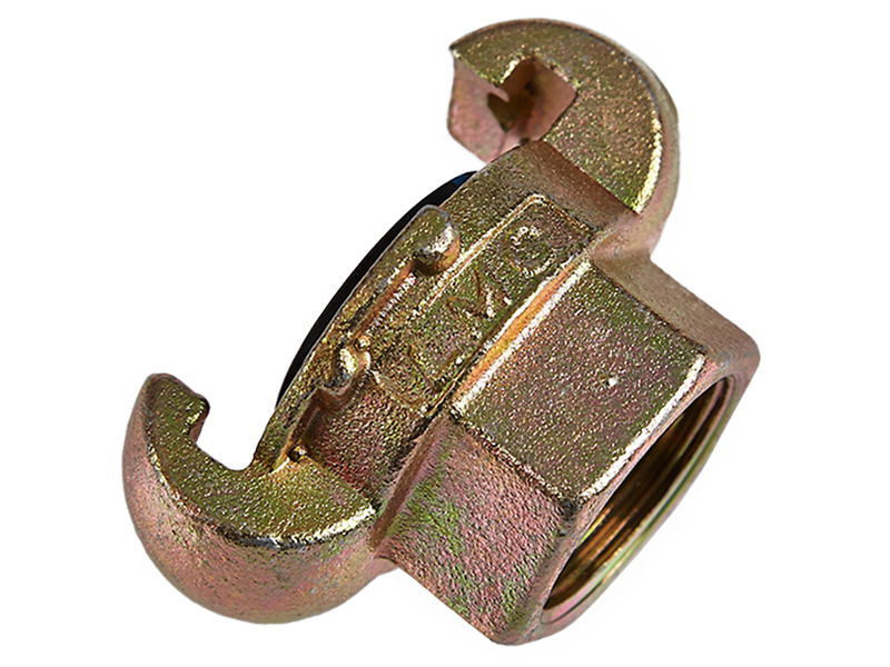 Klokobling m/gevindmuffe galv. stål 1/2"