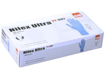 Nilex ultra nitrilhandske pudderfri 607