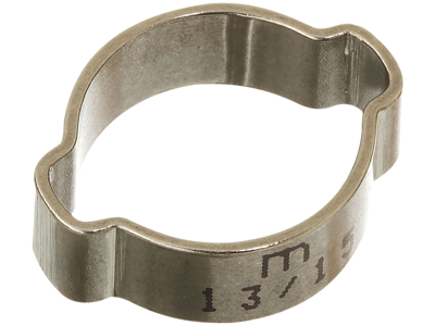 Øreklemme m/2 ører A2 9-11mm