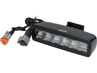 LED ARBEJDSLAMPE M. ADVARSELSBLINK 12/24V 1727 LUMEN IP 67 DT STIK