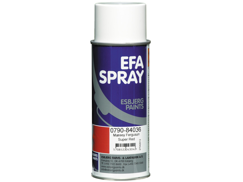 Esbjerg paint Efaspray M.F. super red 400 ml