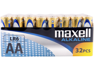 Maxell batteri Alkaline AA/LR6 1,5V, 32stk