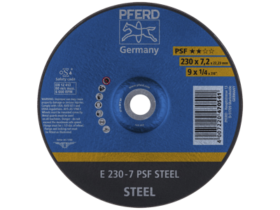 Pferd skrubskive E 230-7 PSF STEEL