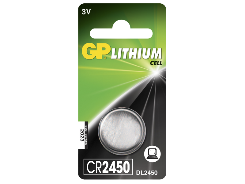 GP Knapbatteri CR 2450 3V