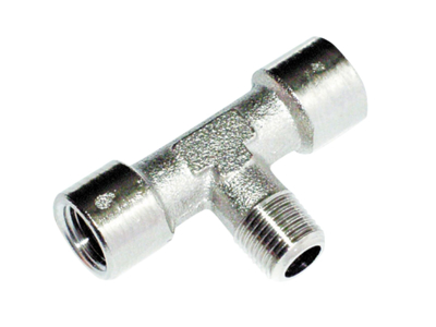 T-stykke 3/8"indv×3/8"udv×3/8"indv.